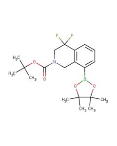 Astatech TERT-BUTYL 4,4-DIFLUORO-8-(4,4,5,5-TETRAMETHYL-1,3,2-DIOXABOROLAN-2-YL)-3,4-DIHYDROISOQUINOLINE-2(1H)-CARBOXYLATE; 1G; Purity 95%; MDL-MFCD31